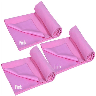 SBTs Polyester Baby Bed Protecting Mat(Pink, Pack of 2, Small)