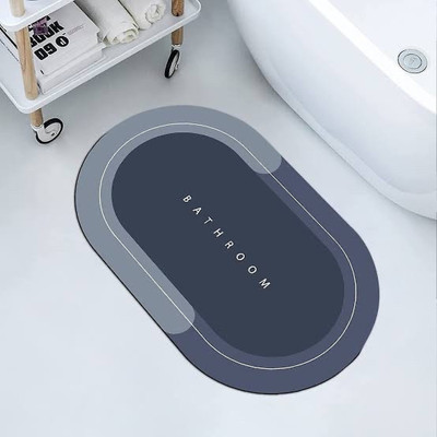 SBTs Rubber Bathroom Mat(Multicolor, Large)