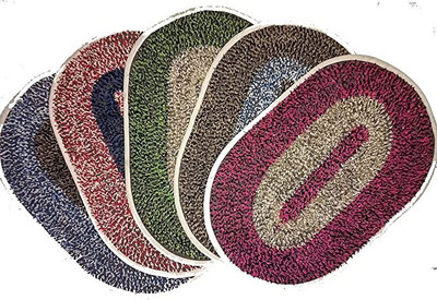 Cotton Door Mat(Multicolour, Free)