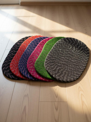 Supreme Home Collective Cotton Floor Mat(Multicolor, Assorted Mat, Medium)
