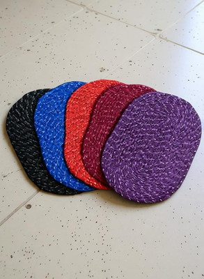 Supreme Home Collective Cotton Floor Mat(Multicolor, Assorted Mat, Medium)