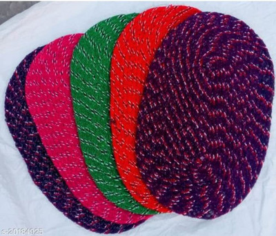Cotton Floor Mat(Multicolor, Assorted Mat, Medium)