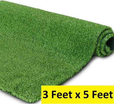 COMFY HOME Artificial Grass Door Mat(Green, Extra Large)