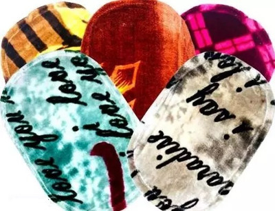 Velvet Door Mat(Multicolor, Medium)