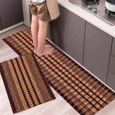 ROUSN Cotton Floor Mat(Multicolor, Large)