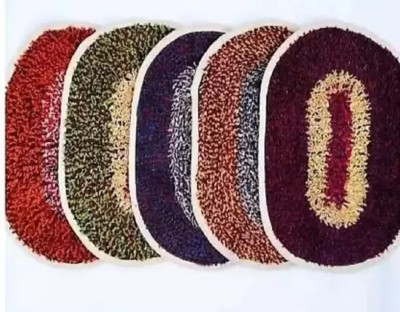 Cotton Floor Mat(Multi colour, Medium)