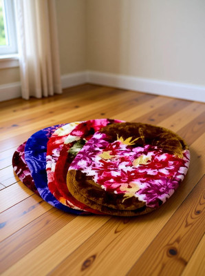 TexKing Velvet Door Mat(Pack of 1 Mat, Brown, Assorted, Medium)