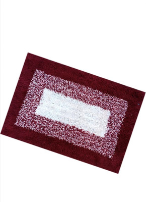 Microfiber Door Mat(DARK RED, Medium)