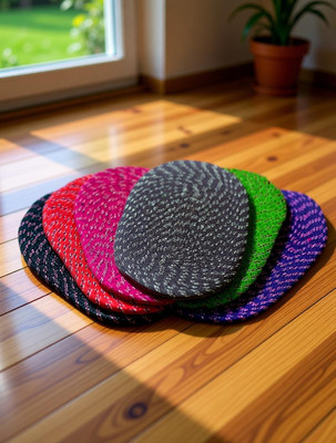 KI HOME Cotton Door Mat(Multicolor, Assorted Mat, Medium)