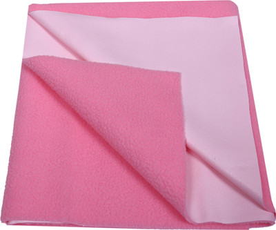 CheckMe Cotton Baby Bed Protecting Mat(Pink, Large)