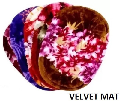 TexKing Velvet Door Mat(Multicolor, Medium)