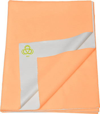 SBTs Cotton Baby Bed Protecting Mat(Orange, Medium)
