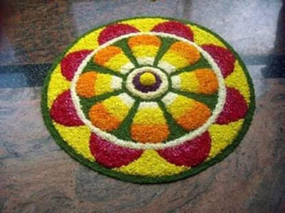 Geeta Enterprise Polyester Door Mat(Red-Multicolor, Medium)