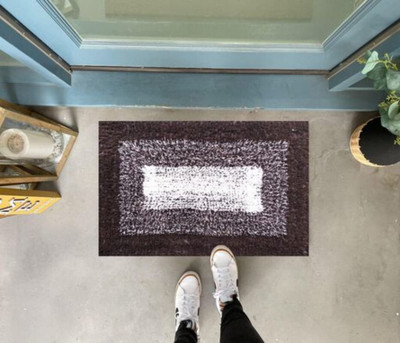 Cotton Floor Mat(Grey, Free)
