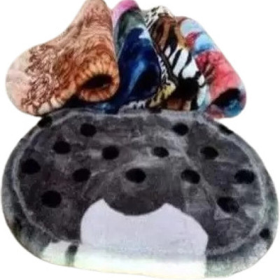 HSR Collection Velvet Door Mat(Multi, Medium)