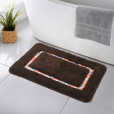 Slayy with Style Microfiber Door Mat(Brown, Medium)