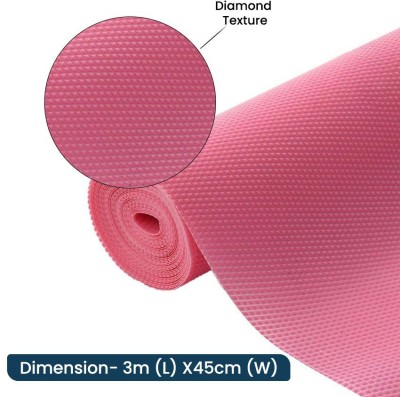 Flipkart SmartBuy PVC (Polyvinyl Chloride) Drawer Mat(Pink, Large)