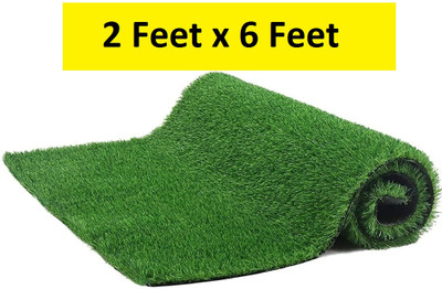 COMFY HOME Artificial Grass, PP (Polypropylene) Floor Mat(Green, Medium)