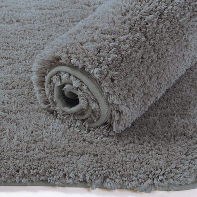 F i Microfiber Door Mat(Silver, Small)