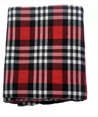 RONY Zippered Single Size Breathable Mattress Cover(Red)