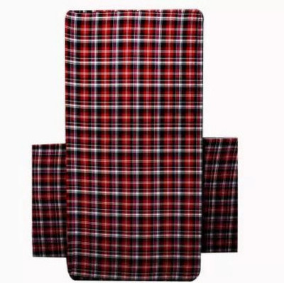 shividecor Zippered Double Size Breathable Mattress Cover(Red)