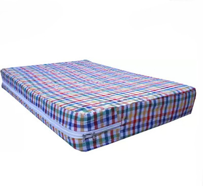 Dhawan Creations Zippered Single Size Breathable Mattress Cover(Multicolor)