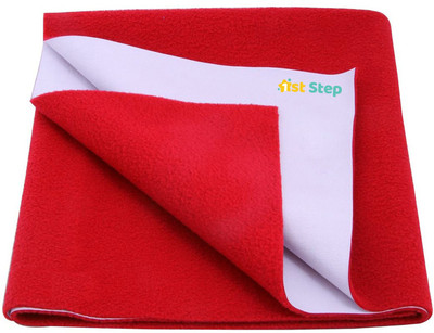 1st Step Cotton Baby Bed Protecting Mat(Red, Extra Large)