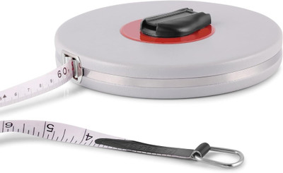 XTOOLS 15M - Leatherette 13mm Fibreglass With Unbreakable ABS Case Measuring Tape 50ft Measurement Tape(15 m)