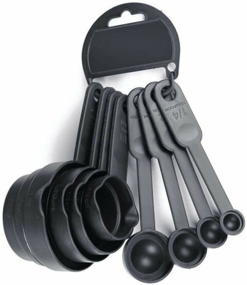 Fitaza 8 pcs spoon Measuring Cup Set Plastic Measuring Spoon Set Plastic Measuring Spoon Set(Pack of 8)