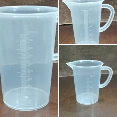 E&E Measuring Jug/Cup 2000 ml,1000 ml and 500 ml Moulded In Polypropylene Combo Pack Measuring Cup(3500 ml)