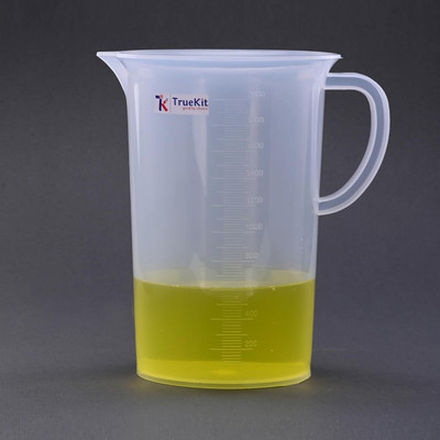 TRUEKIT Transparent Plastic Measuring Jug with Graduation Marks(Pack of 1) Measuring Cup(2000 ml)