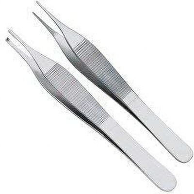 mediwave Adson Dissecting Toothed And Non Toothed Forceps (6 Inch) (Set of 2 Pcs) Utility Forceps