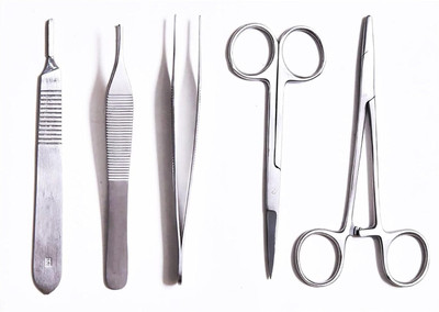 mediwave Surgical Kit Instruments Dissecting Set Utility Forceps