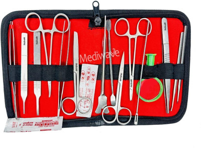 mediwave Dressing Dissection Surgical KIT Set Pouch Dressing Forceps