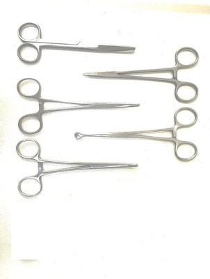 mediwave SET OF 5 SURGICAL INSTRUMENT Utility Forceps