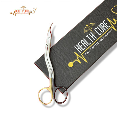 HEALTH CURE Surgical scissor SUTURE REMOVING SCISSOR 6” SUPERCUT Utility Forceps