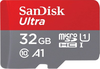 SanDisk Ultra UHS-I 32 GB MicroSD Card Class 10 120 MB/s  Memory Card