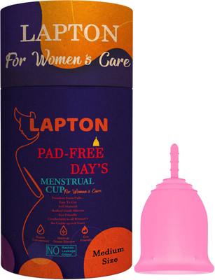 LAPTON Medium Reusable Menstrual Cup(Pack of 1)