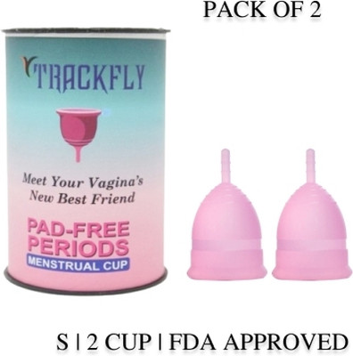 TrackFly Small Reusable Menstrual Cup(Pack of 2)