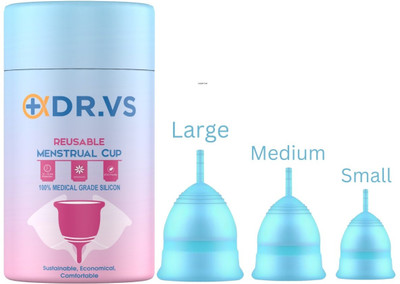 DR.VS Small Reusable Menstrual Cup(Pack of 3)