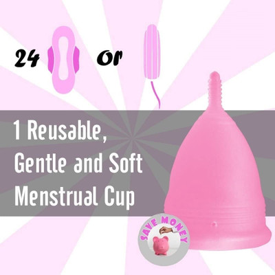 MALLADE Medium Reusable Menstrual Cup(Pack of 1)