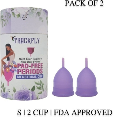 TrackFly Small Reusable Menstrual Cup(Pack of 2)