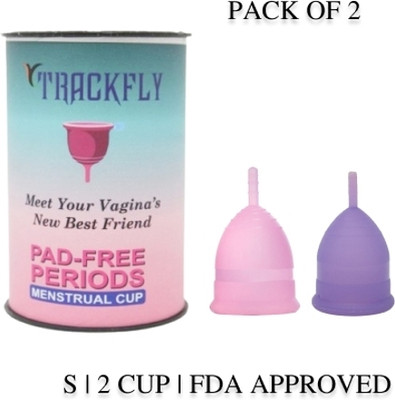 TrackFly Small Reusable Menstrual Cup(Pack of 2)