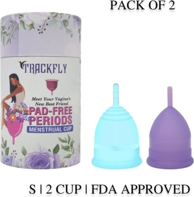 TrackFly Small Reusable Menstrual Cup(Pack of 2)