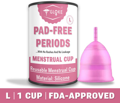 GLOKE Large Reusable Menstrual Cup(Pack of 1)