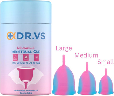 DR.VS Small Reusable Menstrual Cup(Pack of 3)