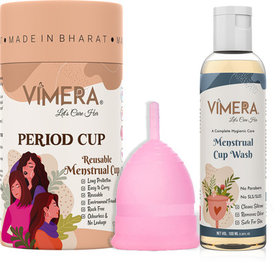 VIMERA Medium Reusable Menstrual Cup(Pack of 1)