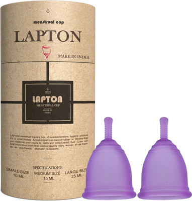 LAPTON Small Reusable Menstrual Cup(Pack of 2)