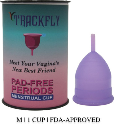TrackFly Medium Reusable Menstrual Cup(Pack of 1)