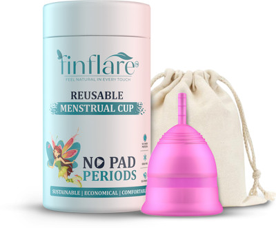 FinFlare Large Reusable Menstrual Cup(Pack of 1)